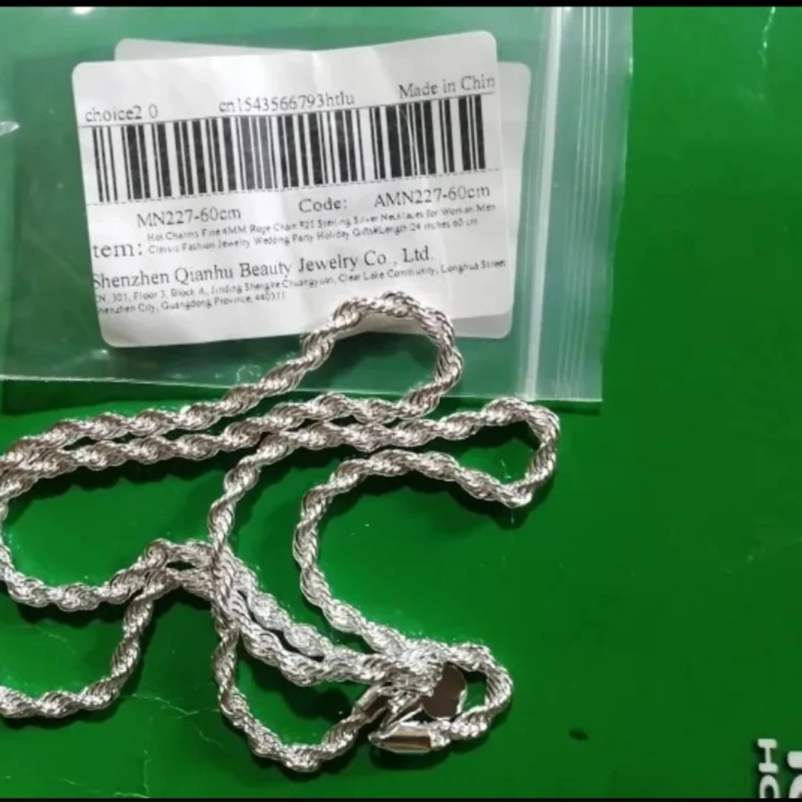 Silver Halsband - 91