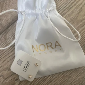 örhängen  - söta örhängen från nora norway! perfekt present!  små fjärilar i silver / champagne. aldrig använda🧚