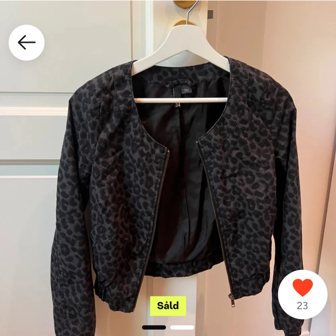 Leopard bolero/jacka - 90