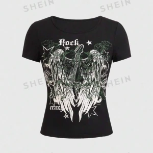 rock tröja - rock tröja från shein jag hade till rock tema men fin till vardags också, strl S