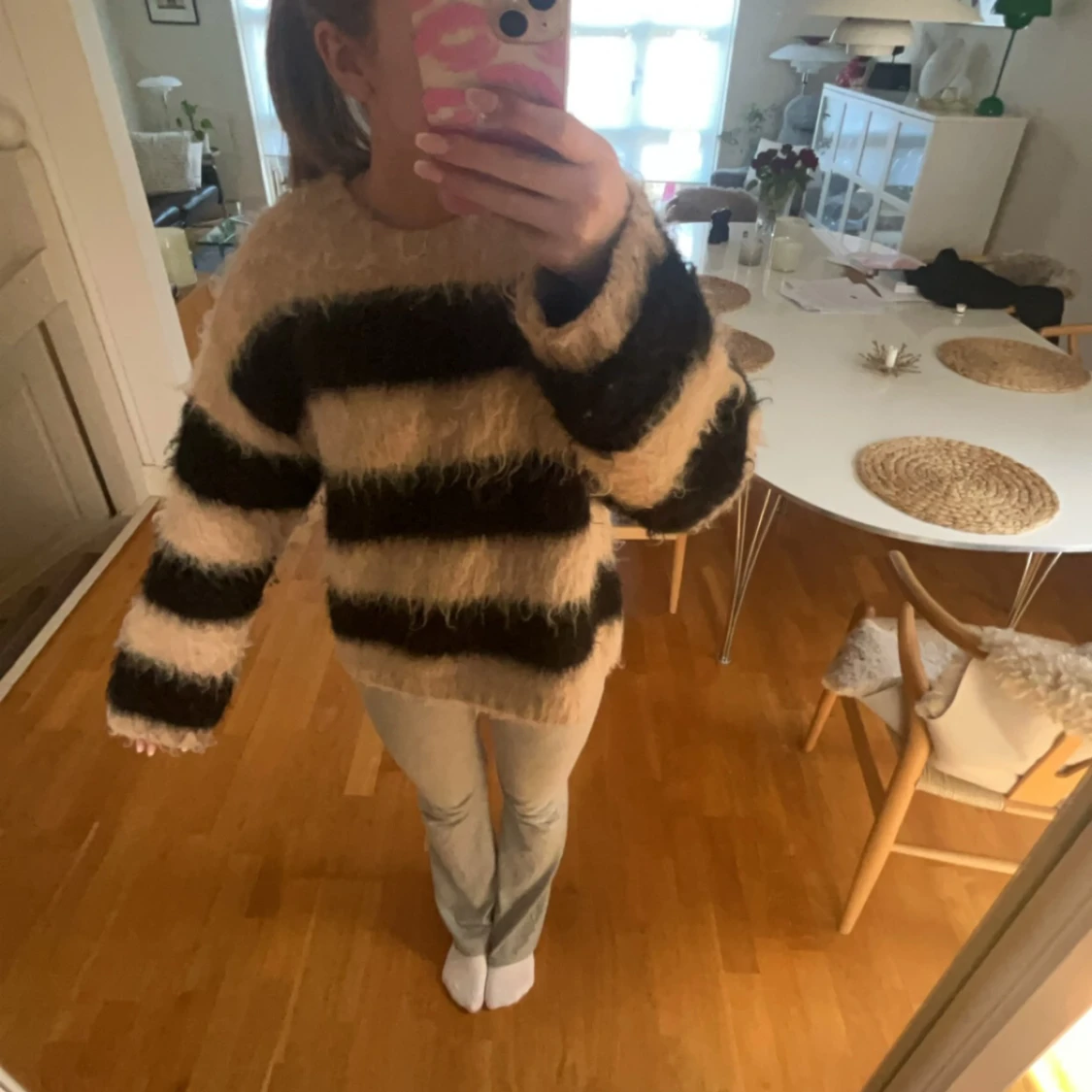 Jätte söt stickad tröja - 90