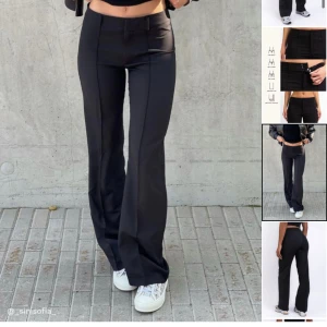 Lågmidjade kostymbyxor  - Låga kostymbyxor från madlady i 34 short(160-166cm)