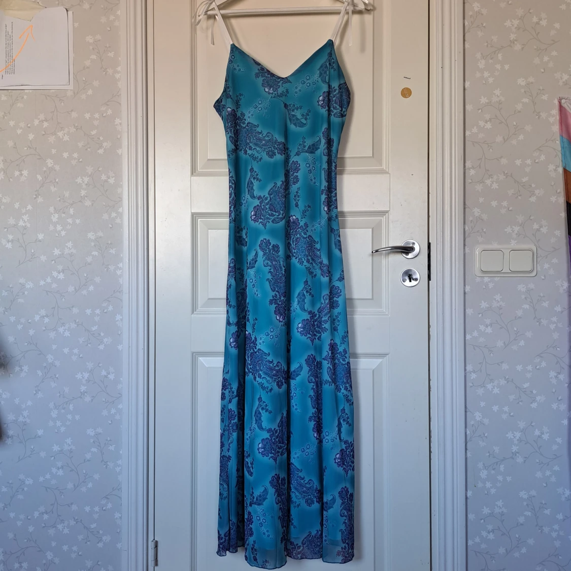 Paisley mönstrad maxi klänning - 90