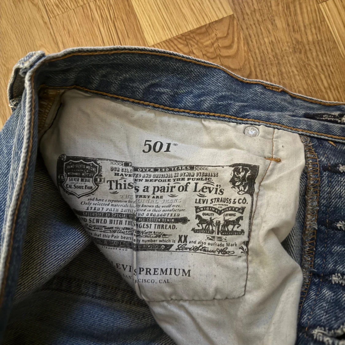 Levis 501 - mkt bra skick - 93