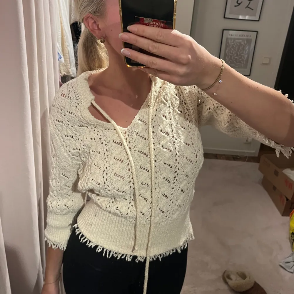 Stickad Topp från zara. Neuleet.