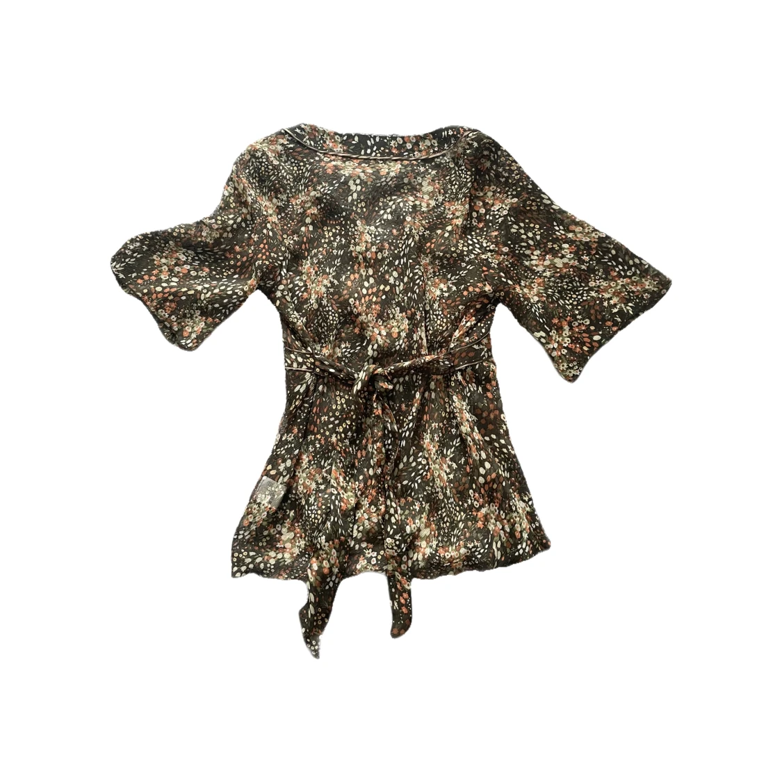 Blommig mesh blus - 90