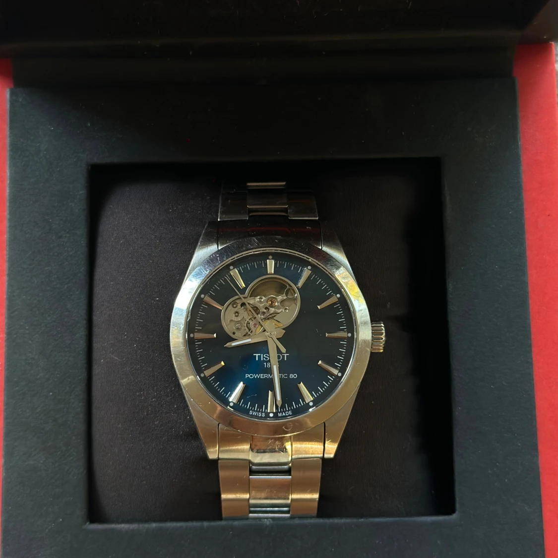 TISSOT GENTLEMAN POWERMATIC 80 OPEN HEART - 90