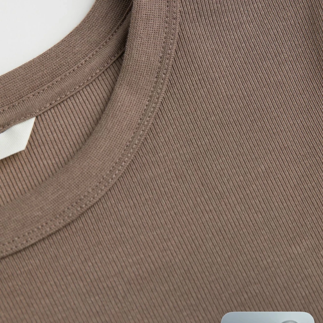 Ribbad topp i modalmix  - 91