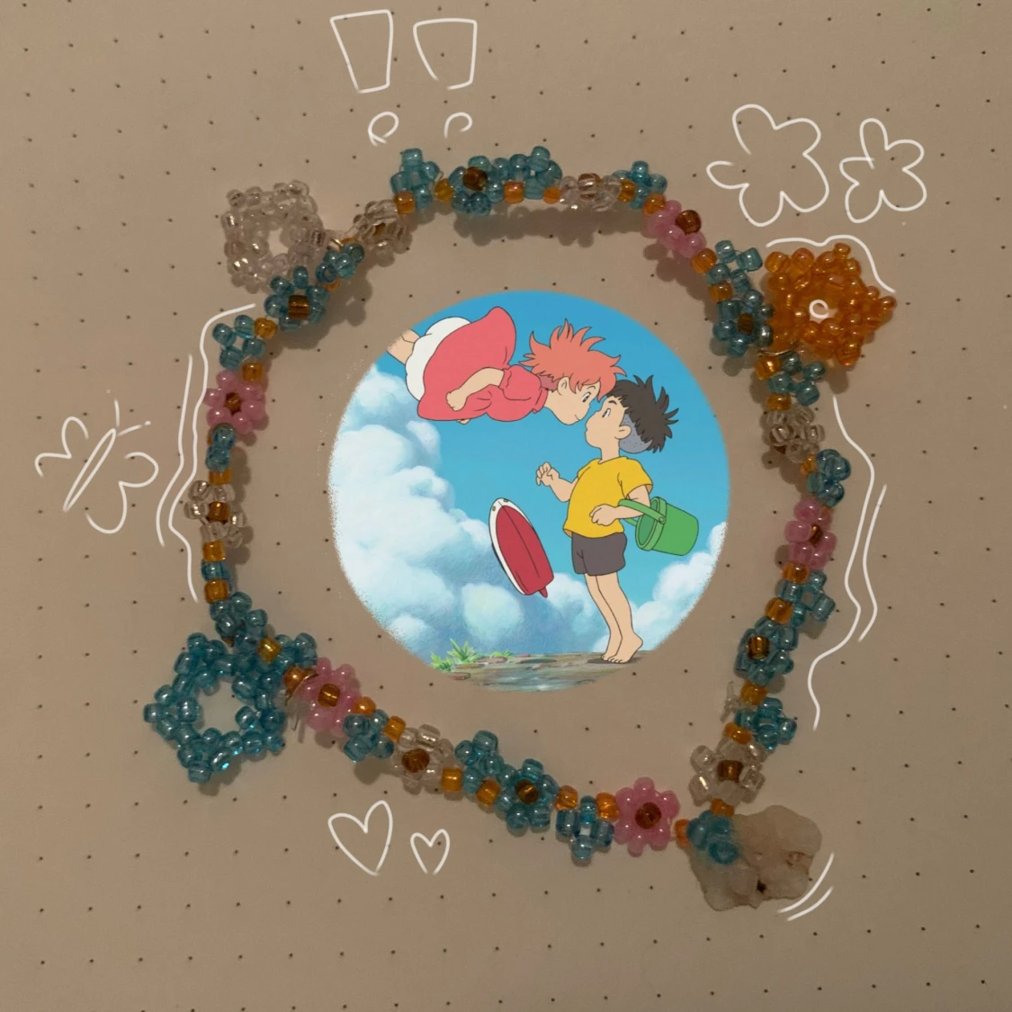 Handgjord ponyo bracelet (design 2)