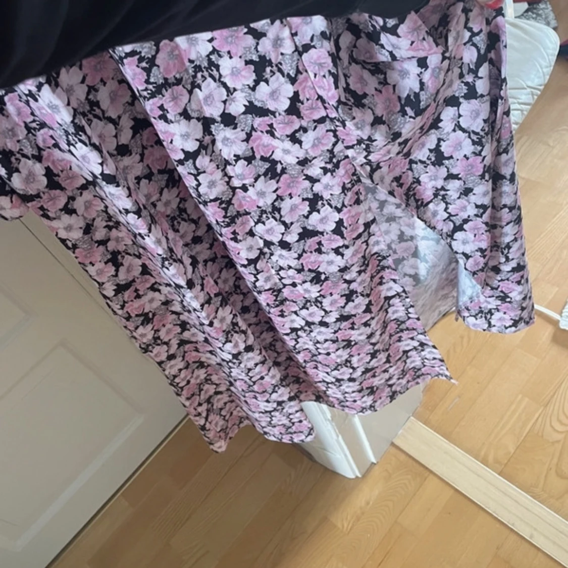 Klänning med puffärm  - 91