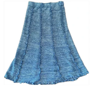 Virkad kjol!  - En så fin virkad kjol som tyvärr inte kommer till användning. Lite stretchig så passar ca xs-m. Jag är 164 cm lång! Köpt vintage.