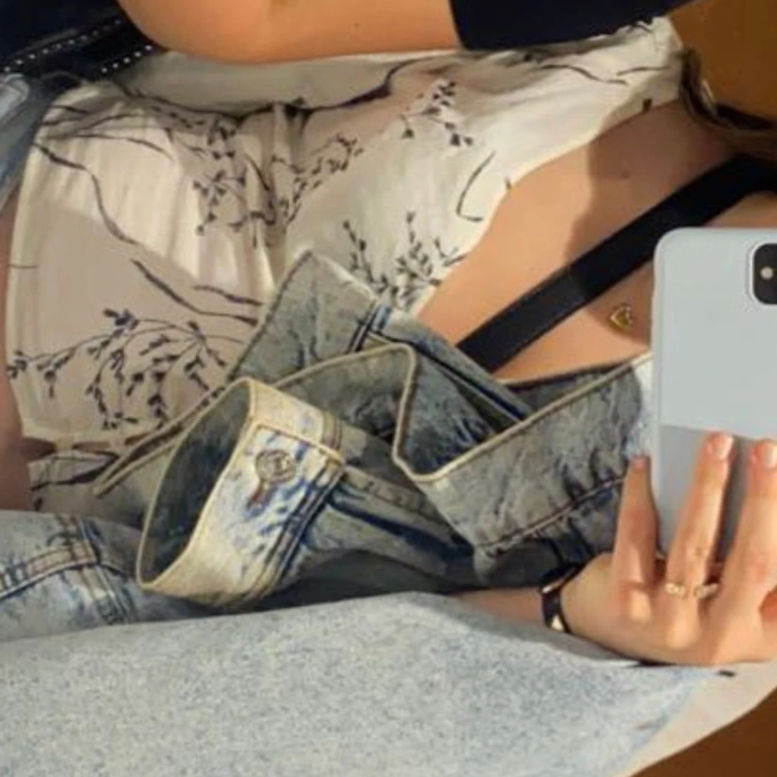 H&M mönster blus - 91