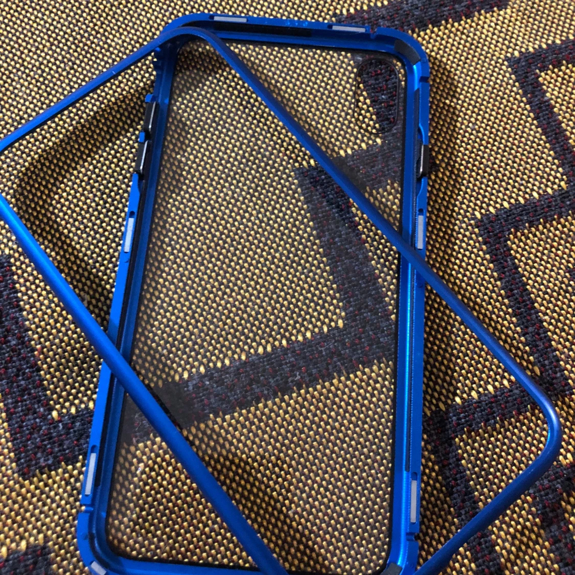 Magnetskal iPhone /X/XS / 3 delar Blå - 92