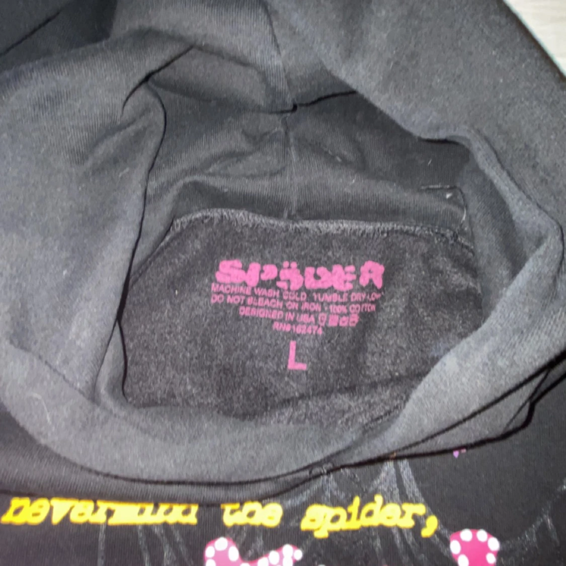 Sp5der hoodie Pink - 90