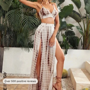 Set - Fint set med lång kjol och kort top, perfekt utomlands.