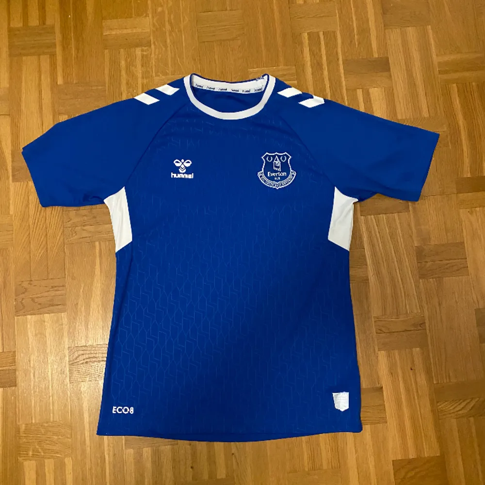 Evertons hemmatröja från säsongen 2022/23.  Utan Stake sponsor, nästan helt ny skick.. T-shirts.