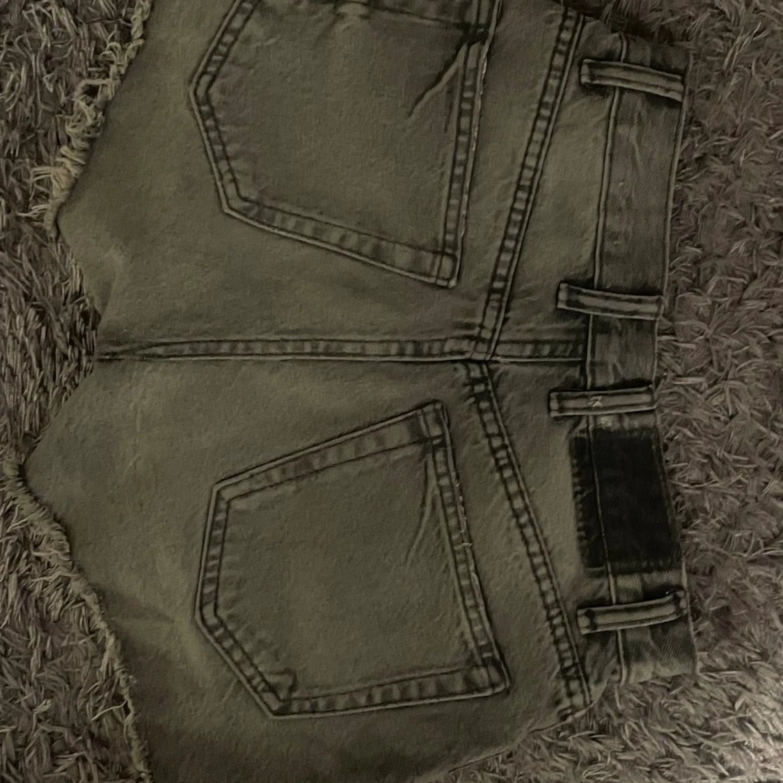 Grå Denim Shorts - 90