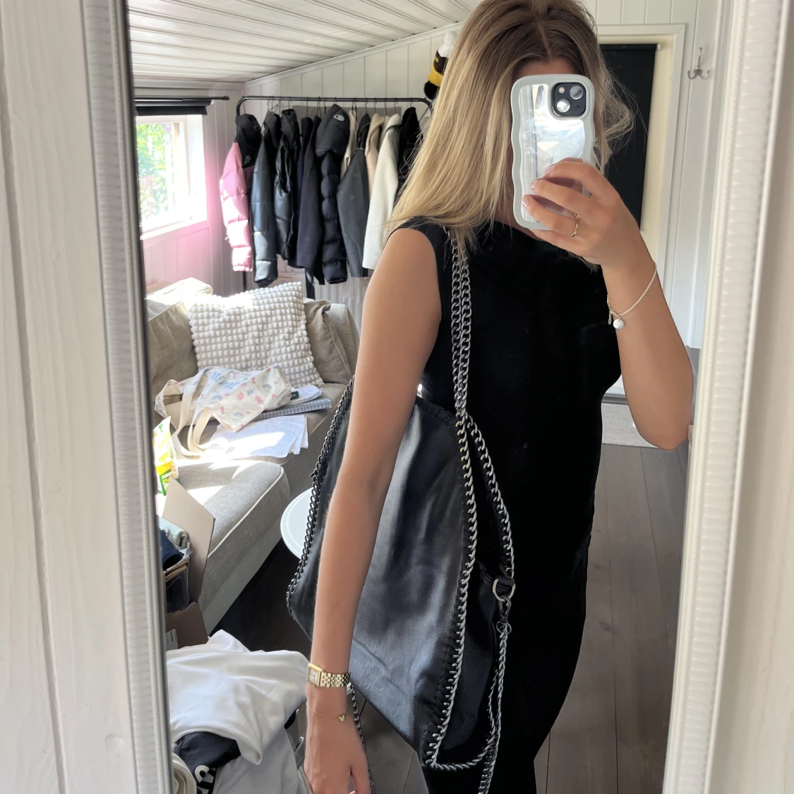 Väska med kedjor  - 90