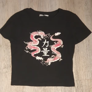 Rosa drake crop-topp - I bra skick, knappt använd 🐉