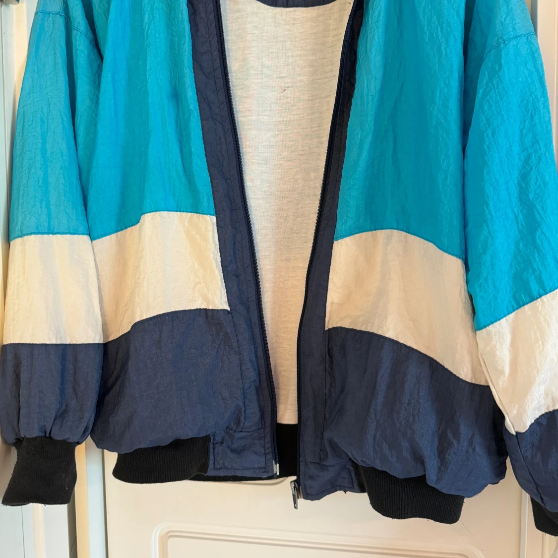 Blå 80 tals jacka - 90