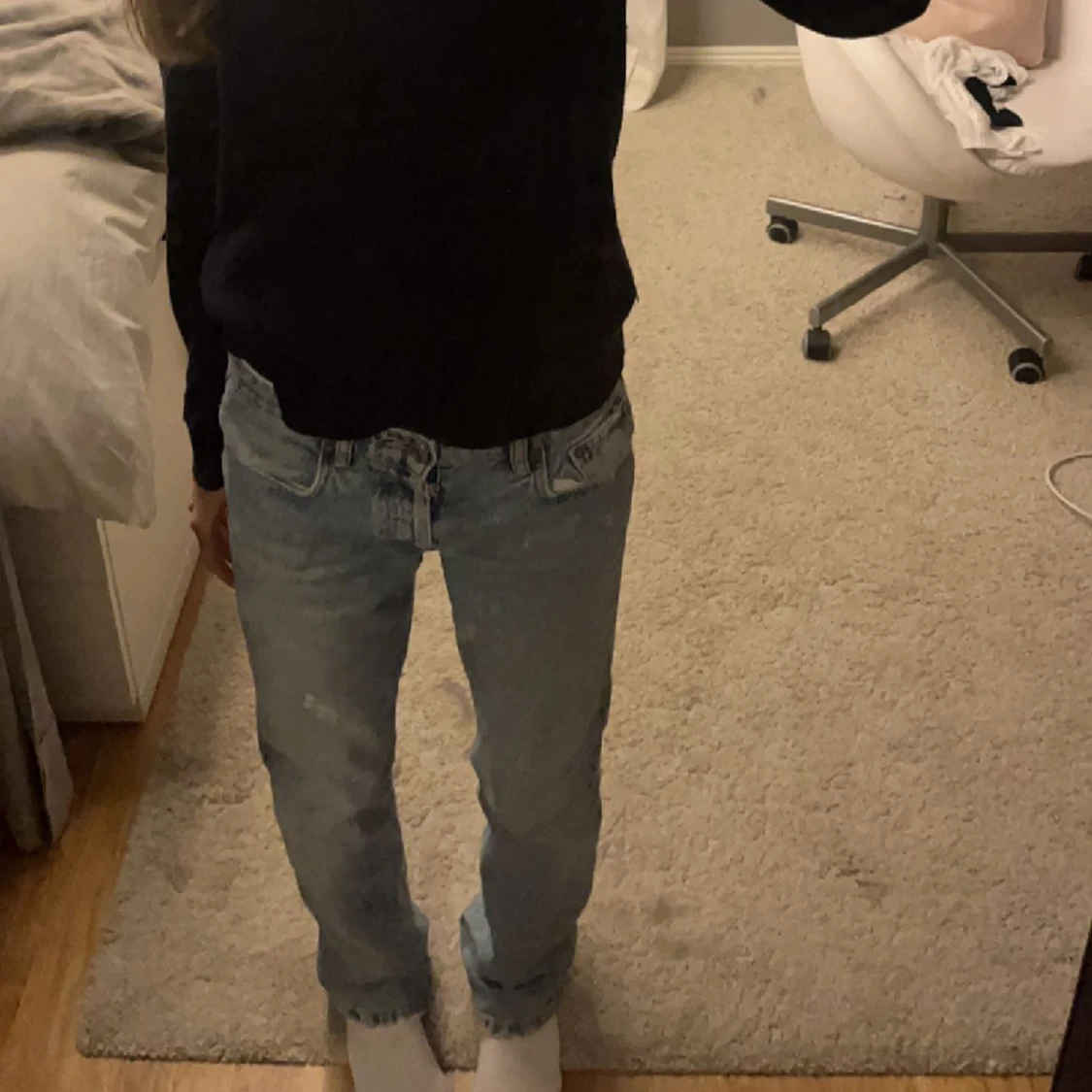 Zara lågmidjade jeans - 91