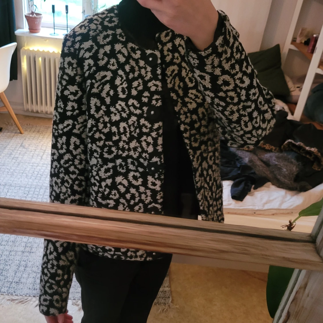 Leopardmönstrad jacka - 91