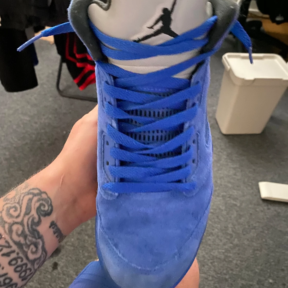 Jordan 5 blue  - 90