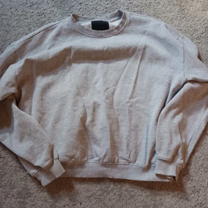 Grå sweatshirt  - Grå sweatshirt från lager 157🫶 Storlek m men passar s💖 Lite skrynklig men inga synliga defekter✨️