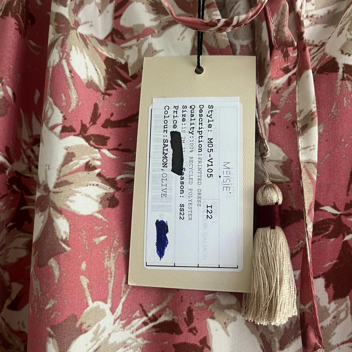 Blommig klänning från Meisie - 91