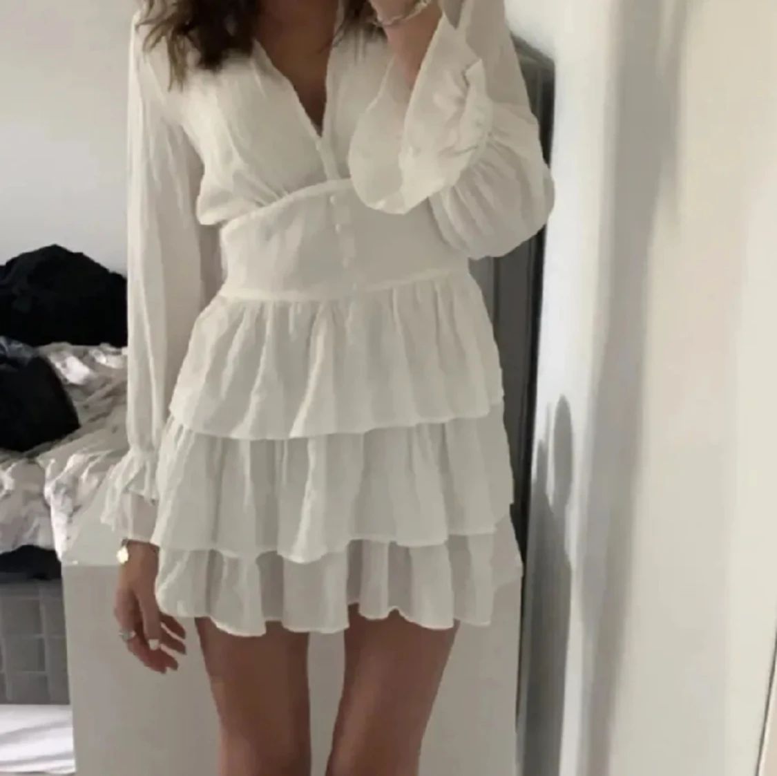 Vit klänning  - 90