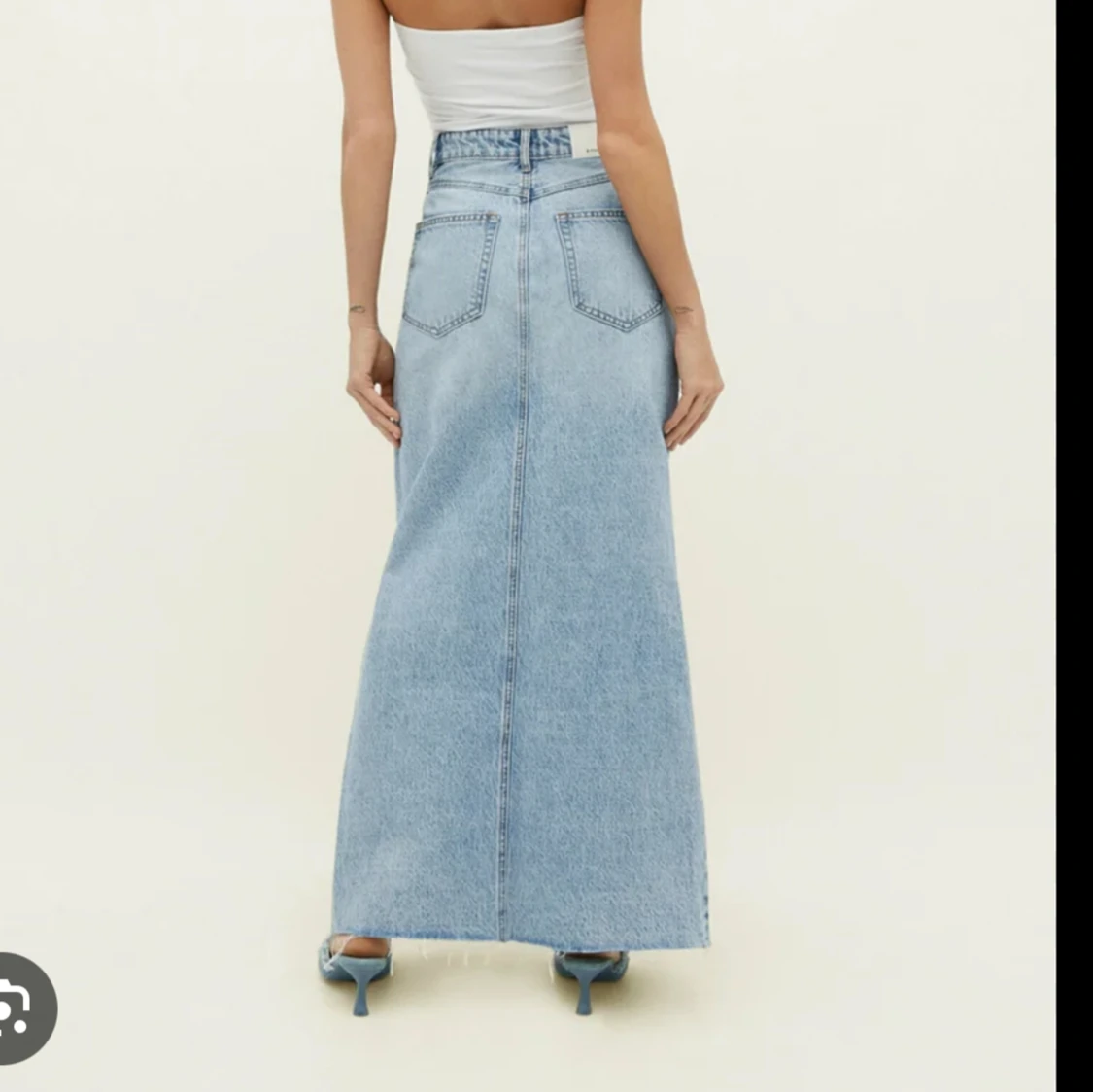 Lång Jeanskjol  - 90