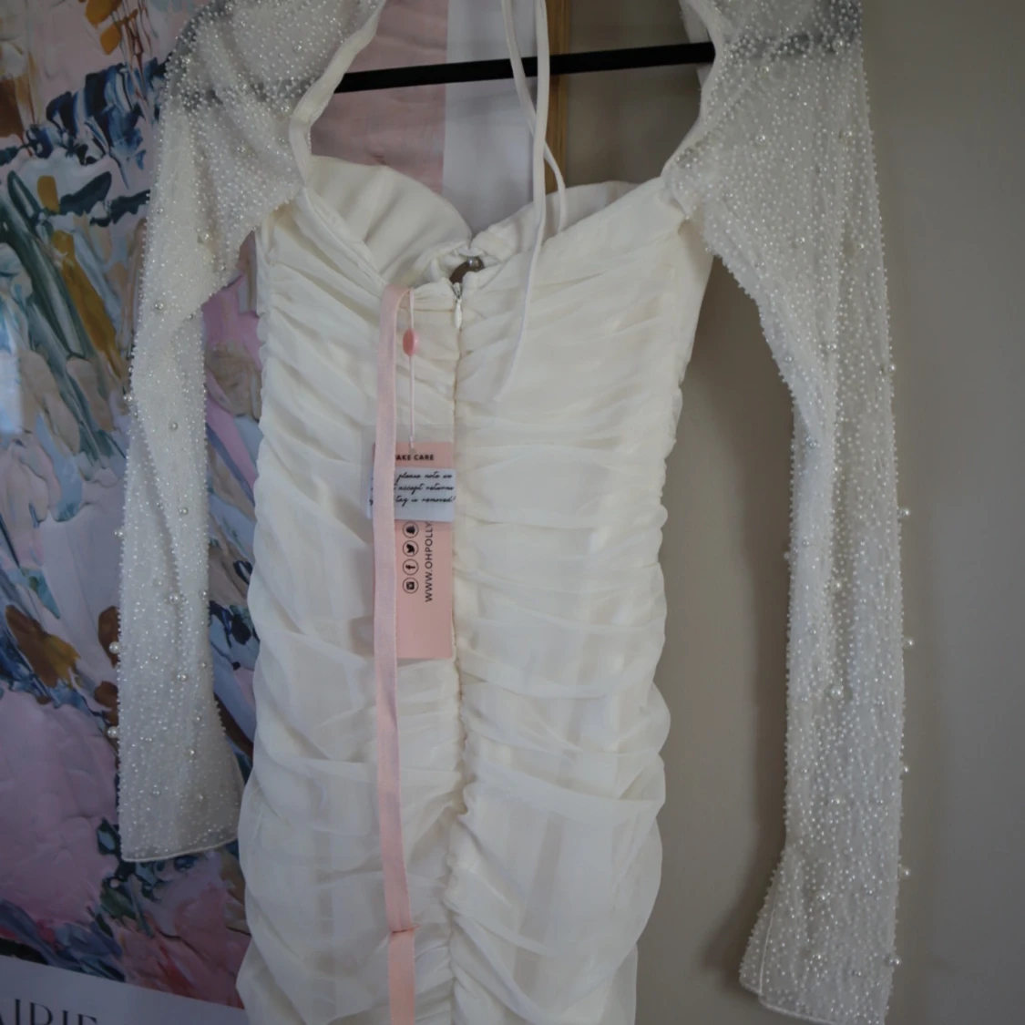 Vit klänning från Oh Polly  - 90