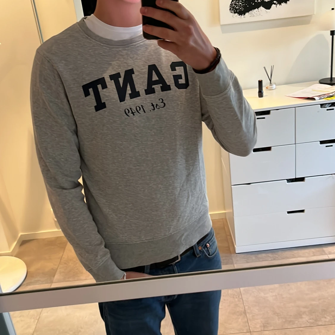 Schysst gant tröja i nyskick 