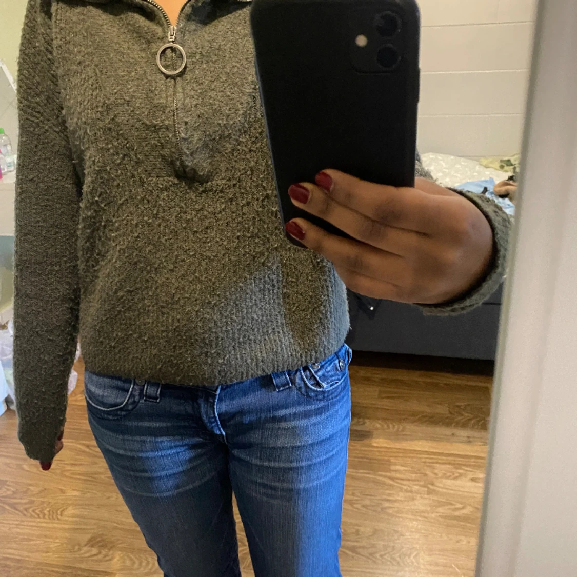 Stickad  tröja - 90
