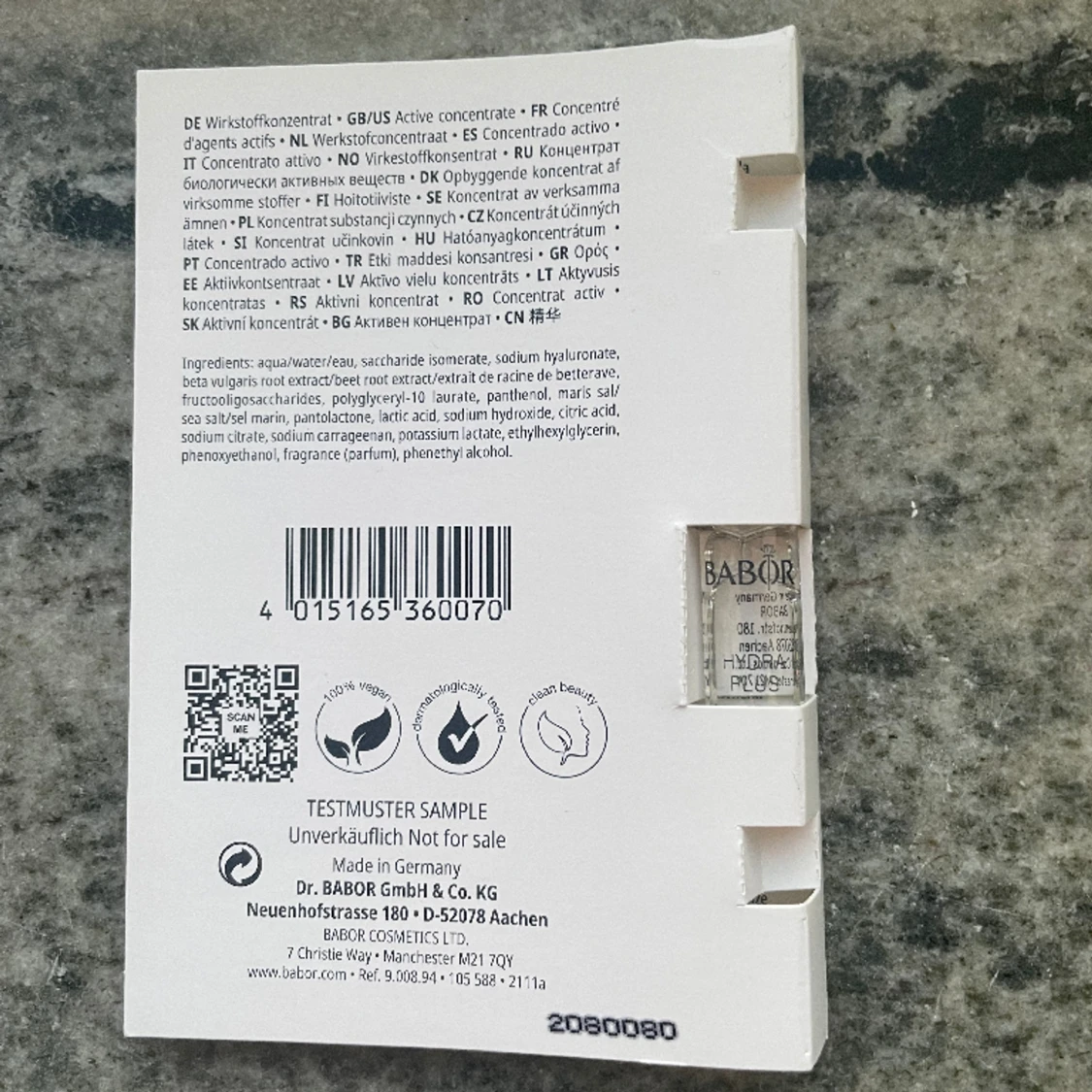 Babor Ampoule Concentrates Hydra Plus - 90