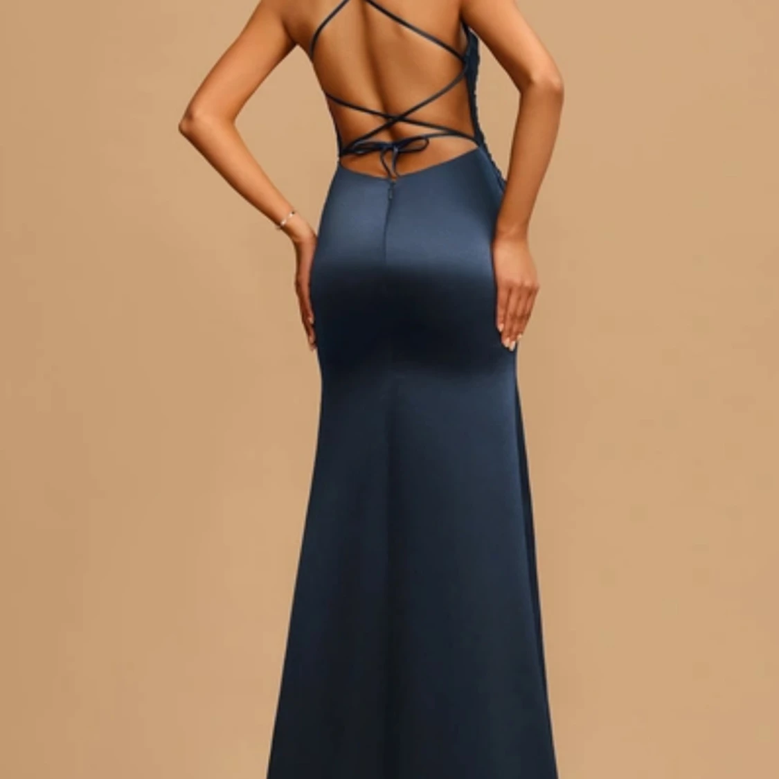 Blå balklänning  - 90