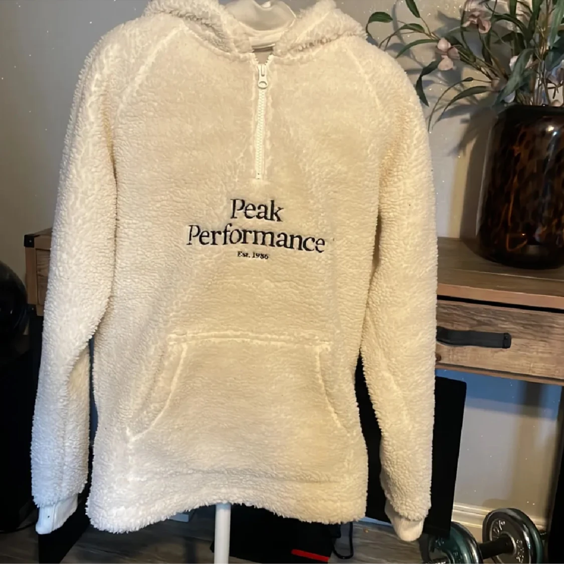 Teddy fleece peak hoodie