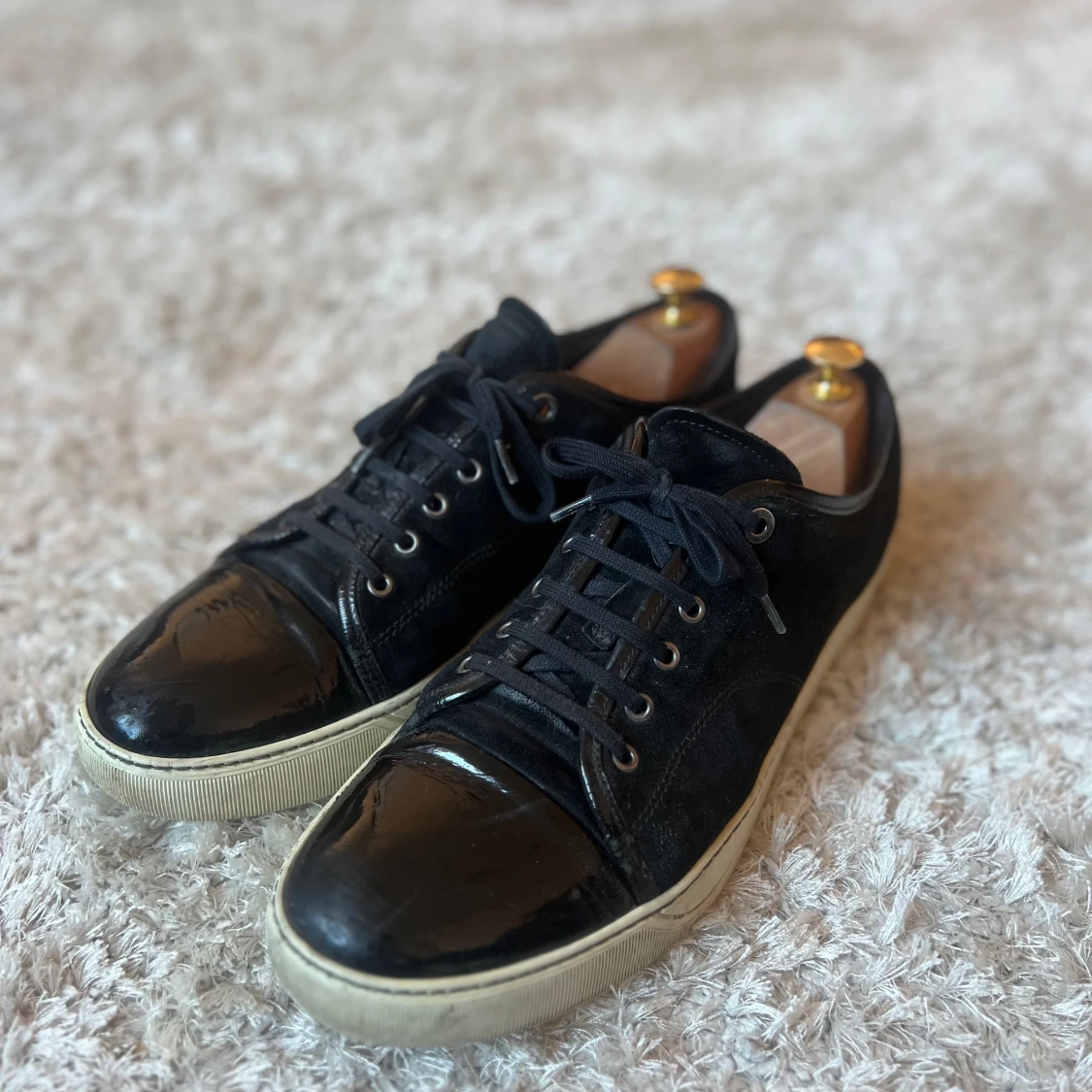 Lanvin marinblåa skor - 90