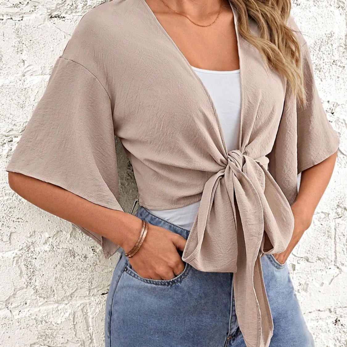 Somrig topp som kan bäras på flera sätt - 90