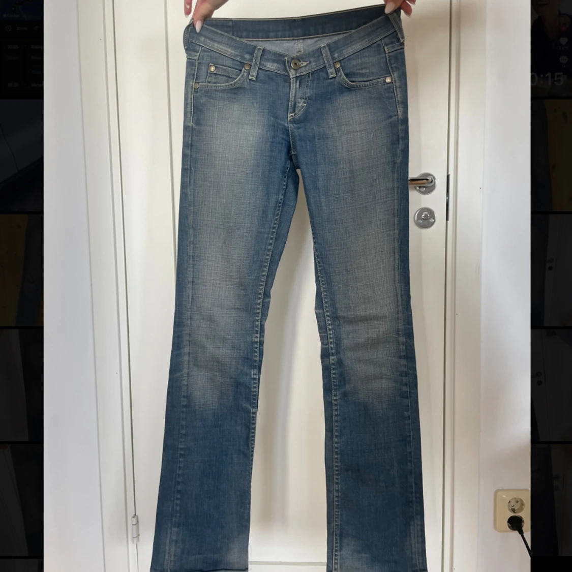 Lågmidjade jeans
