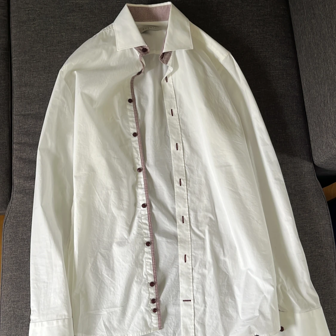 Bugatti vit skjorta