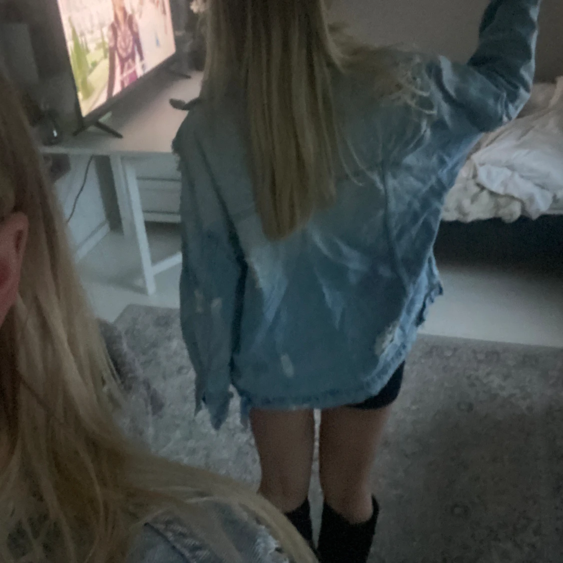 Oversized jeansjacka  - 90