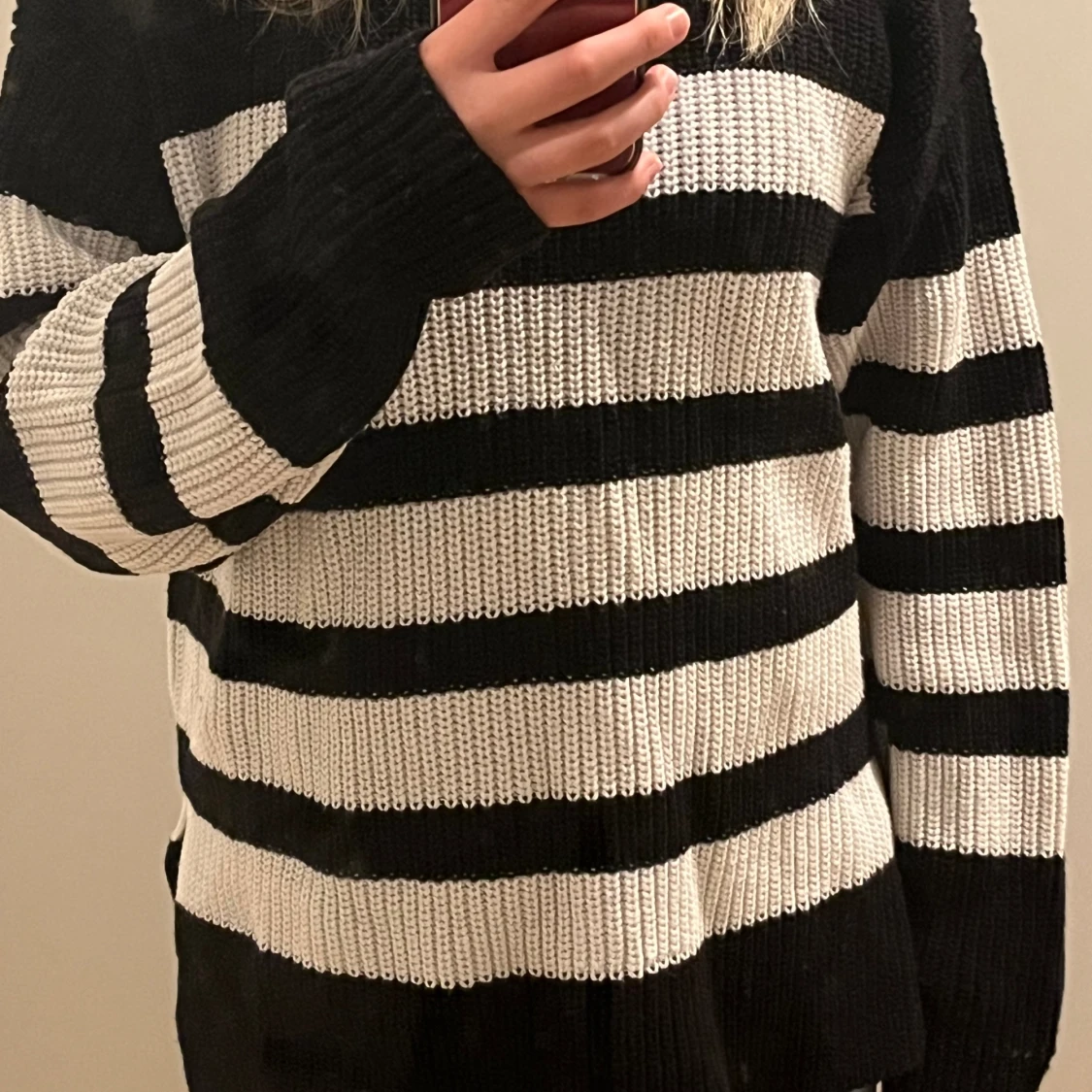 Stickad tröja 