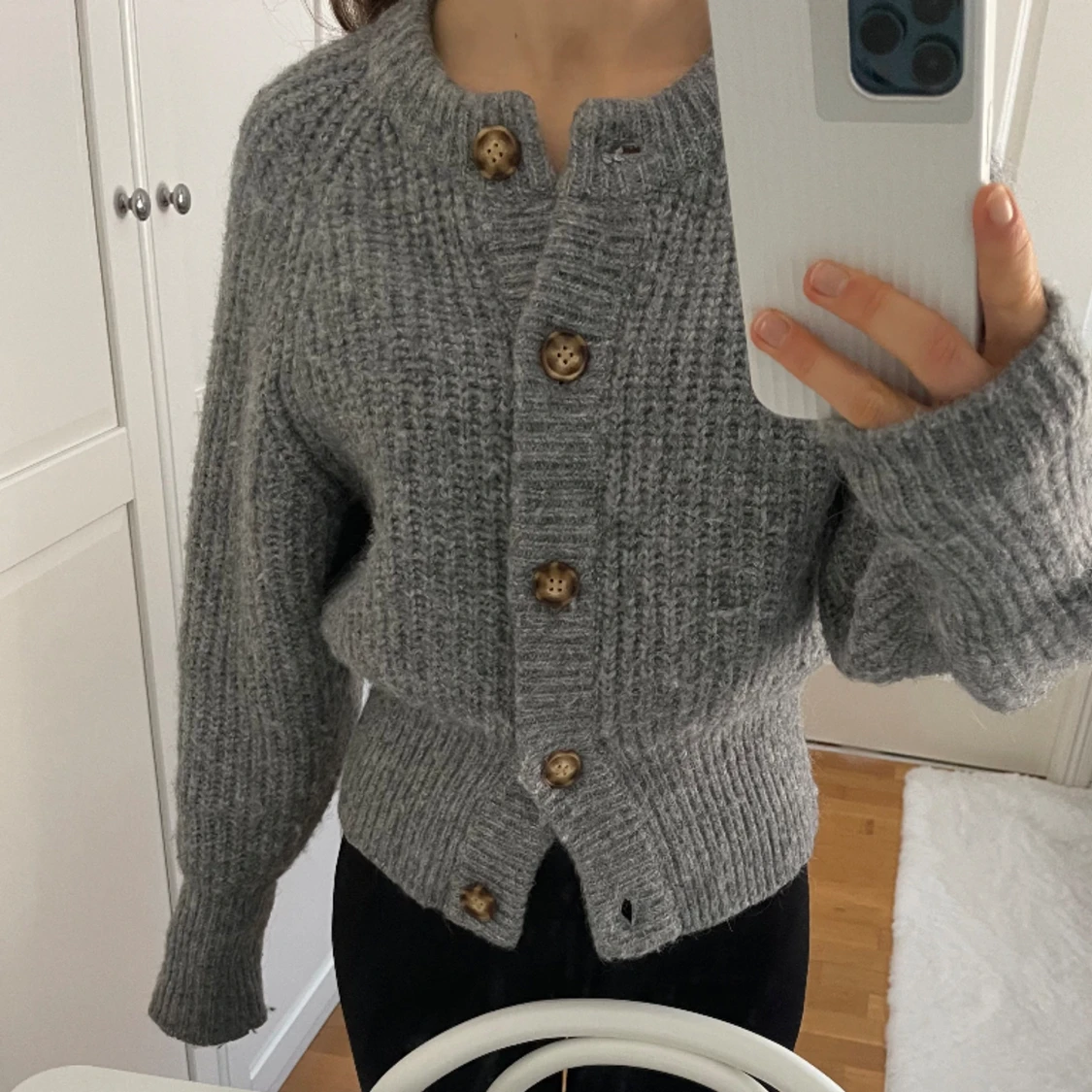 Stickad kofta från Zara