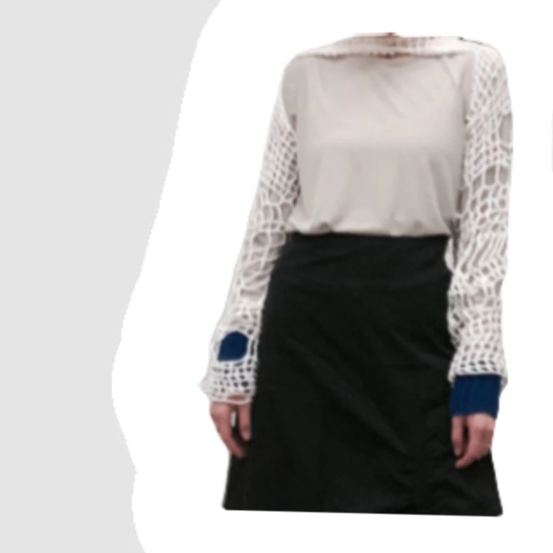 mesh roughly croched bolero  - 91