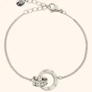 Säljer mitt ”Ida bracelet mini Steel” armband från Edblad då det aldrig kommit till användning. Längd: 16-19 cm (justerbart)