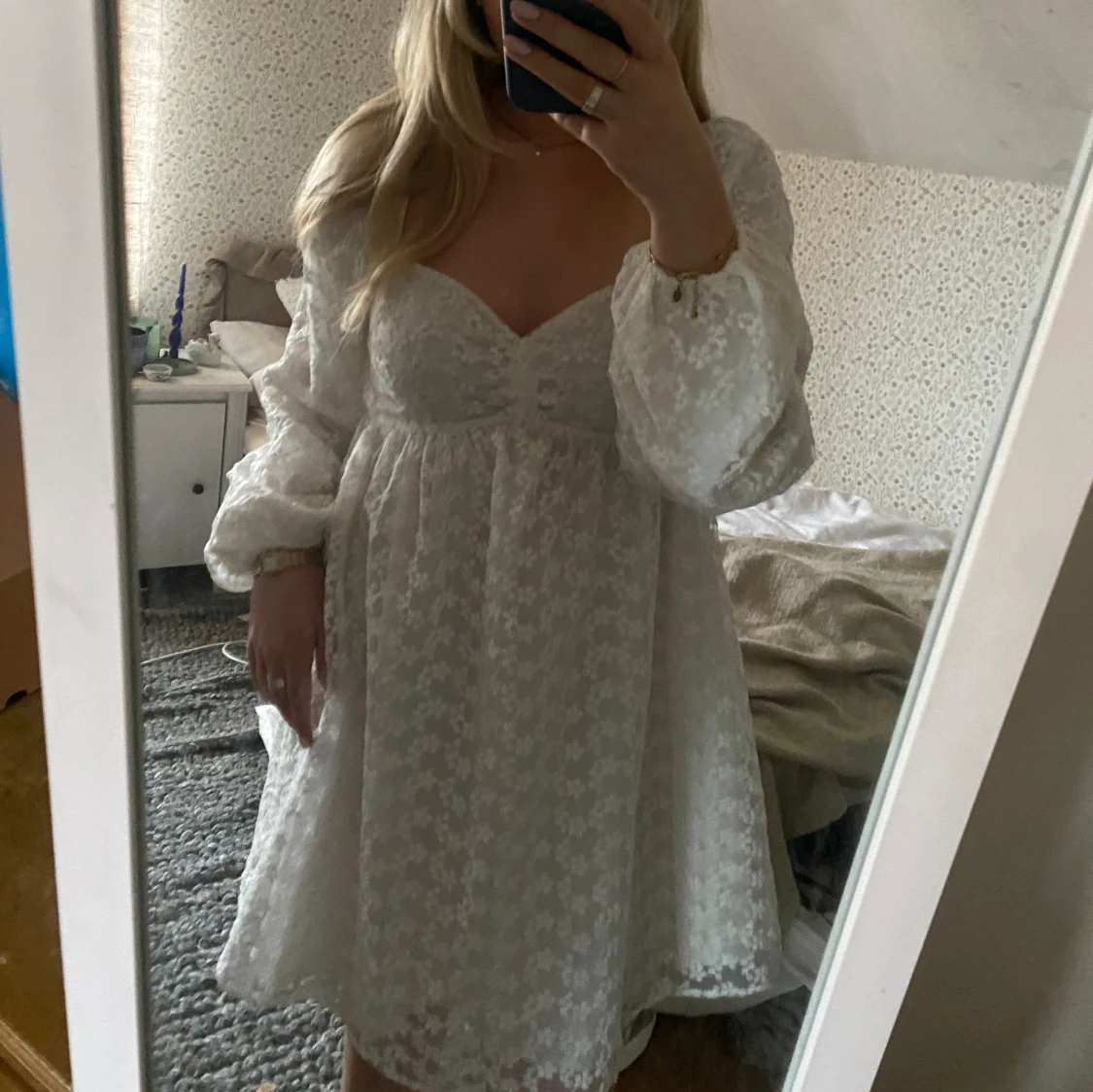 Vit Nakd studentklänning🤍✨ - 90