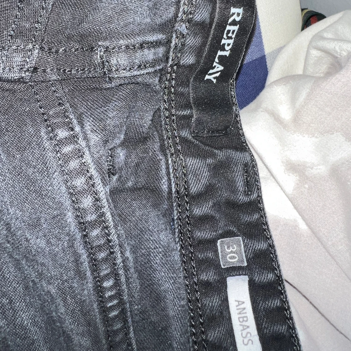 Svarta replay byxor - 92