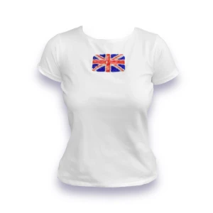 Broderat T-Shirt ”UK” - Nu finns denna tröjan till salu! Finns endast 1 exemplar så först till kvarn! Självklart är broderiet handgjort!
