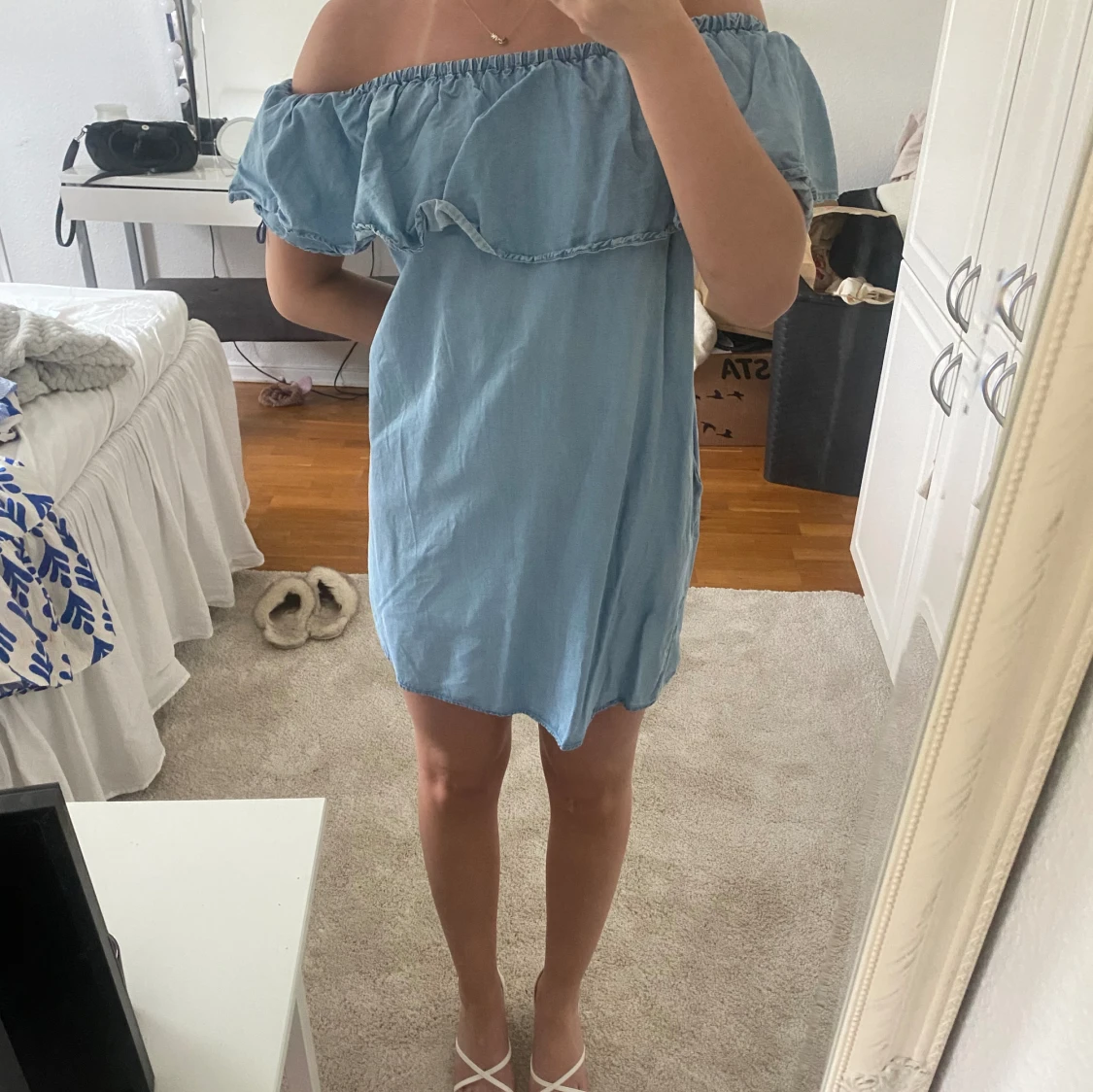 Blå klänning - 90